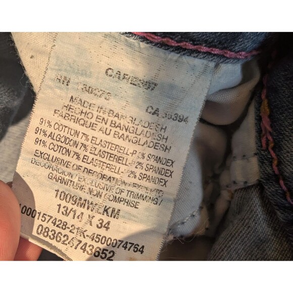 Wrangler 13/14 X 34 Bootcut Jeans - Picture 2 of 4